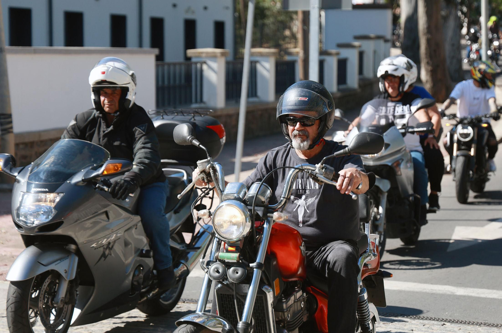 Imágenes de la VI Ruta Solidaria en moto a favor de Cruz Roja