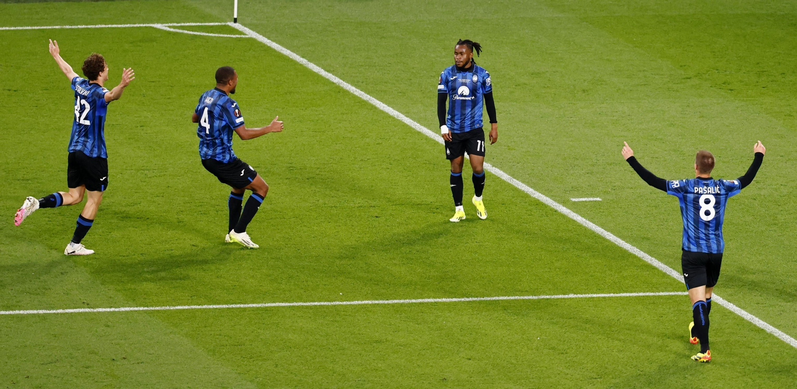 Las mejores fotos del título de la Atalanta en la Liga Europa