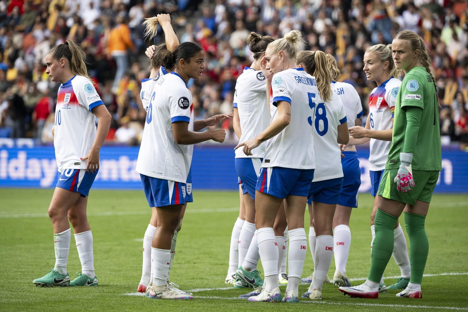 Las mejores imágenes de la final España - Inglaterra de la Eurocopa femenina
