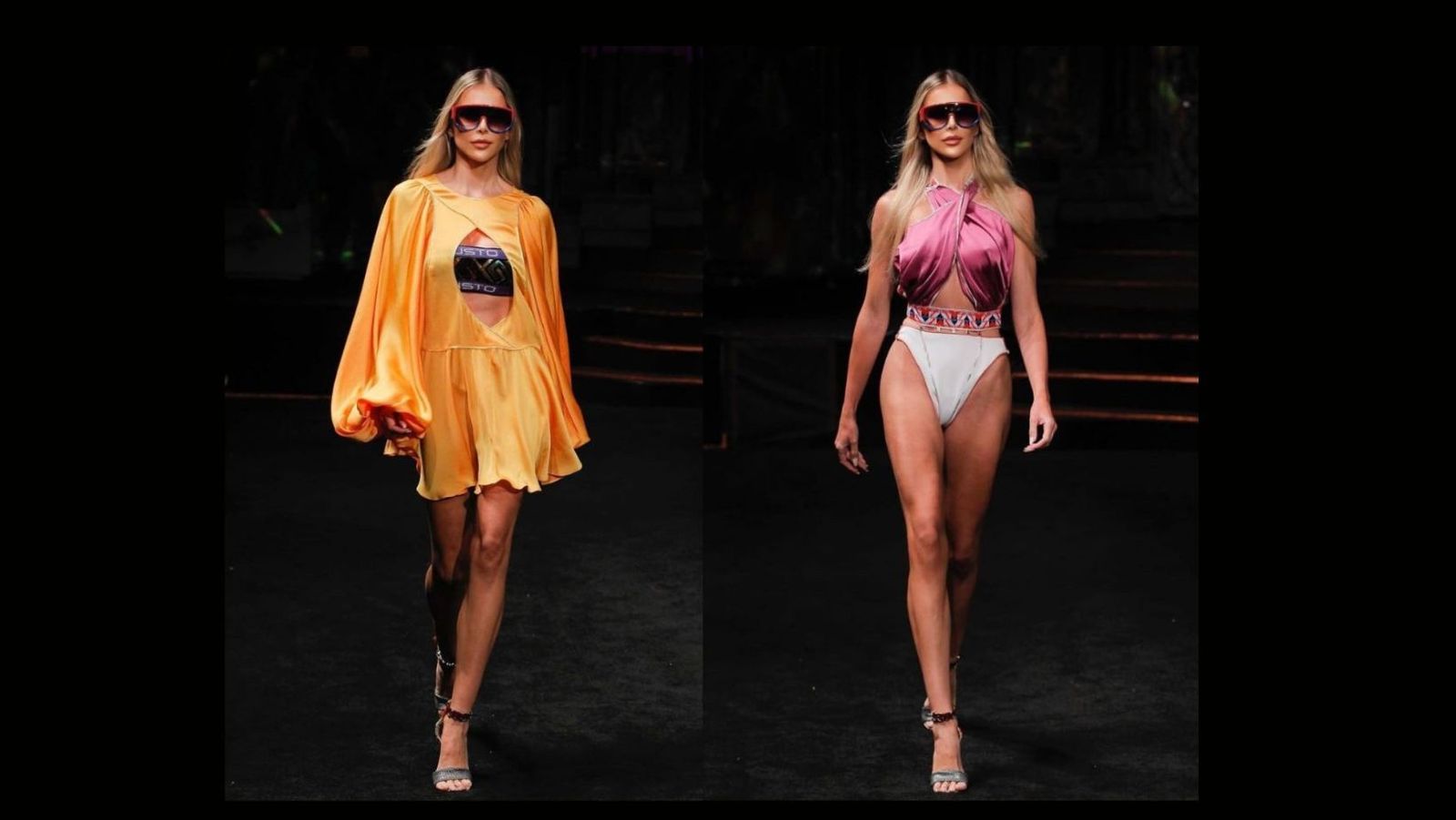 Águeda López lució los diseños más veraniego y energéticos de Custo Barcelona