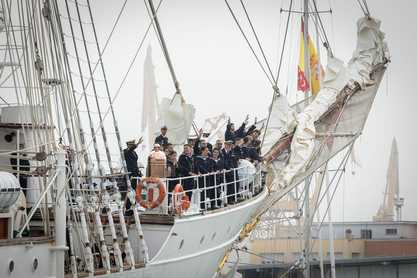 Las imágenes del viaje de la Princesa Leonor en el 'Juan Sebastián de Elcano'