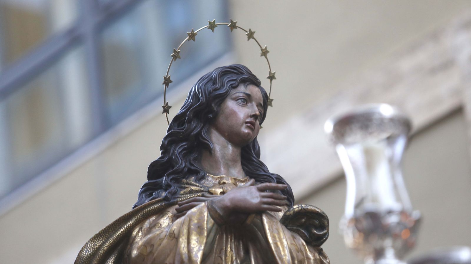 Las fotos de la procesión de la Inmaculada Concepción por las calles de la Línea