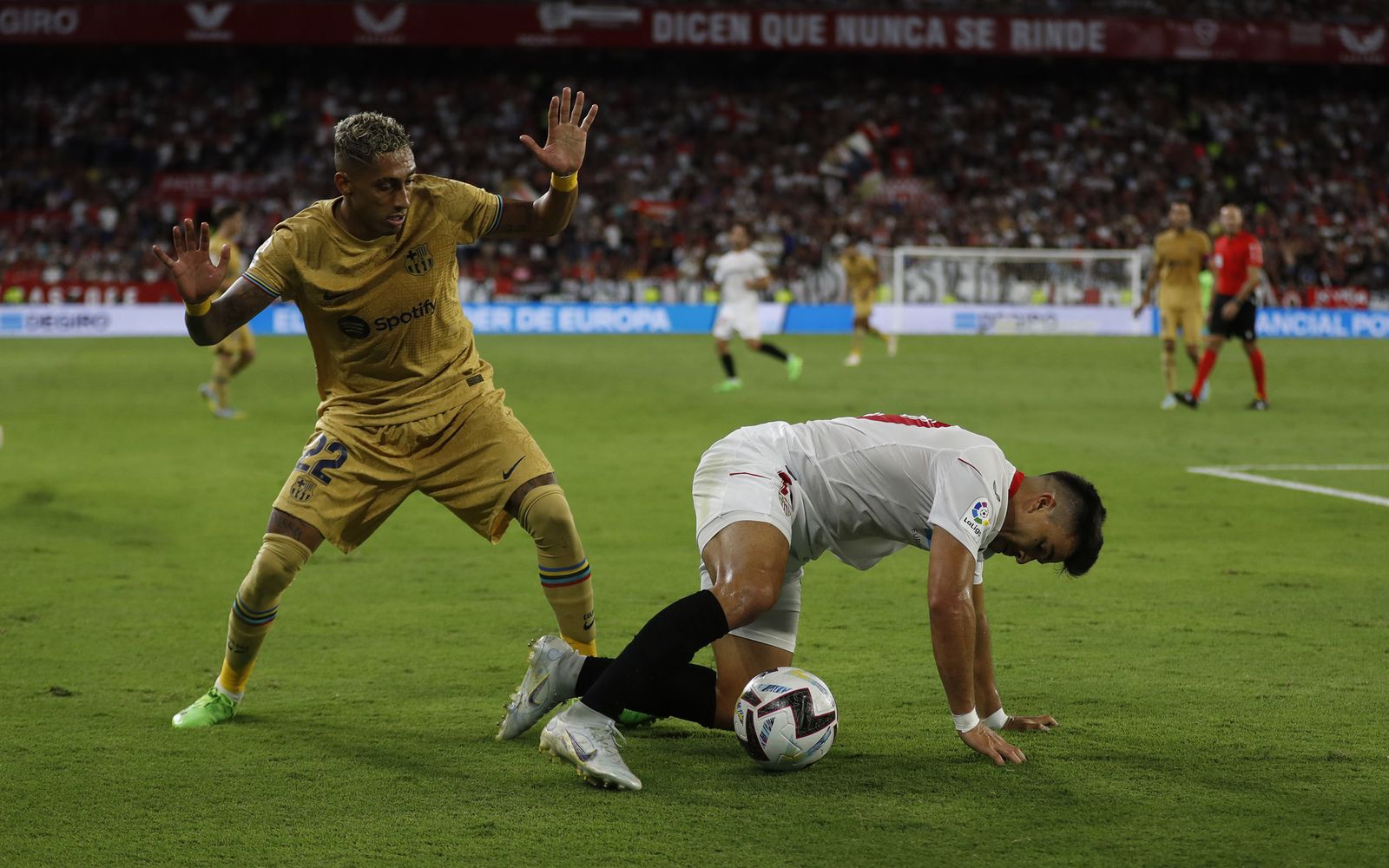 Las imágenes del Sevilla-Barcelona