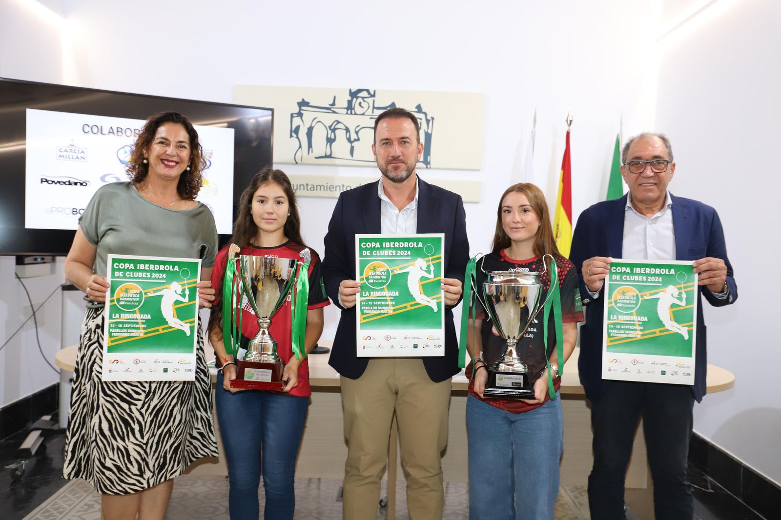 Presentación de la VII edición de la Copa Iberdrola de bádmiton femenino.