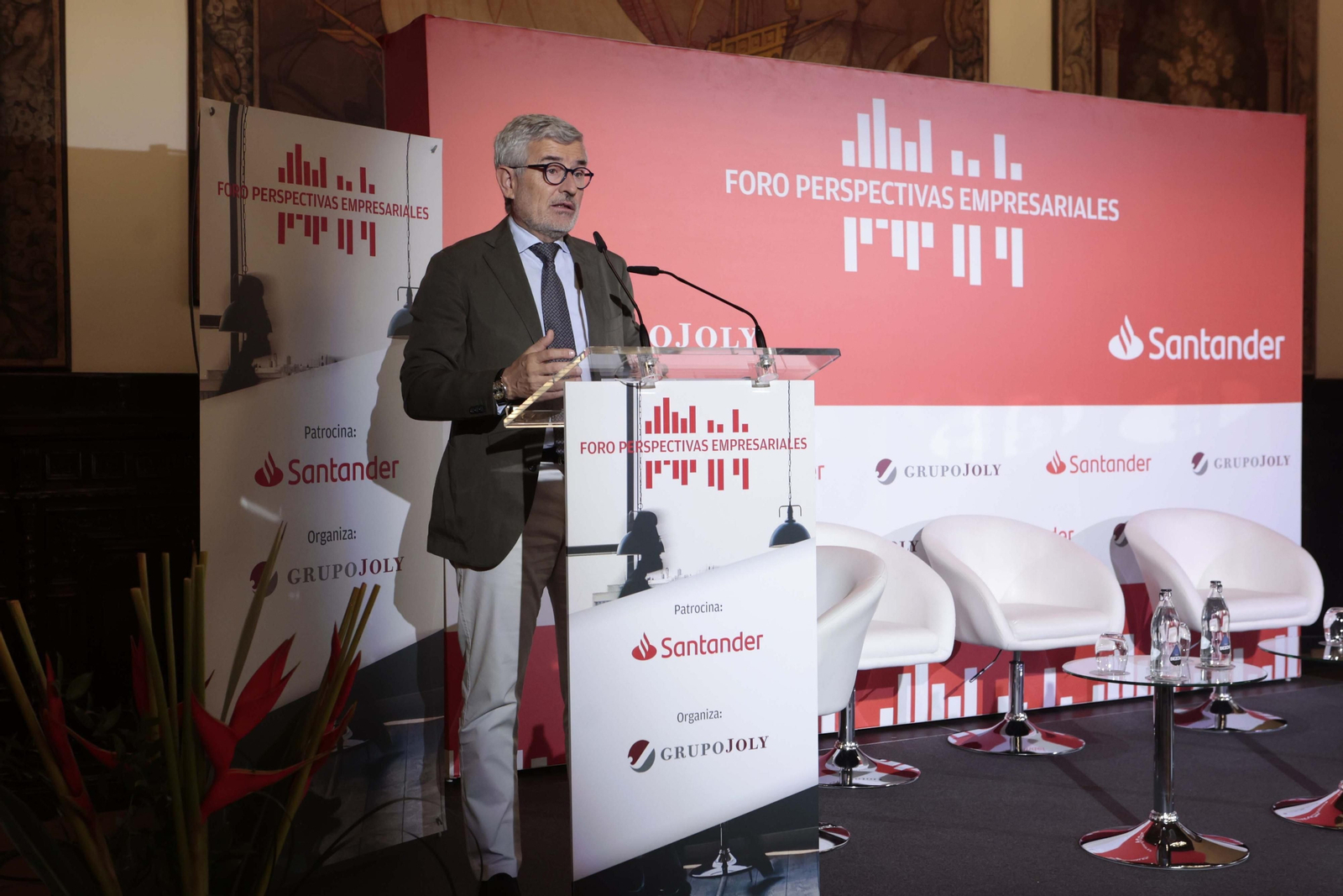 Las Imágenes del Foro Perspectivas Empresariales del  Banco Santander