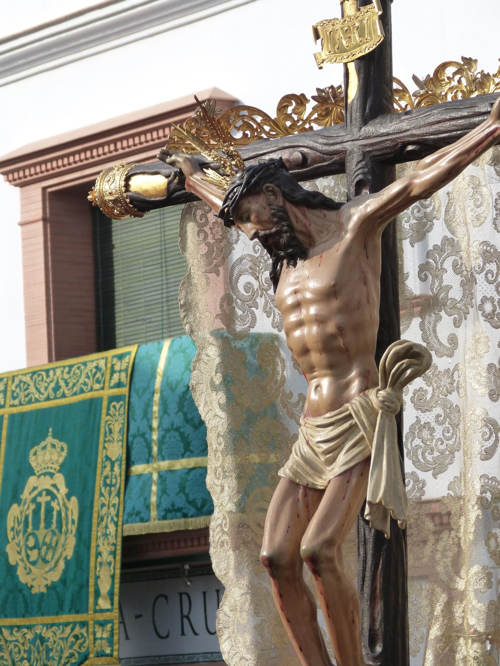 El Cristo de la Vera-Cruz, con su peculiar velo.