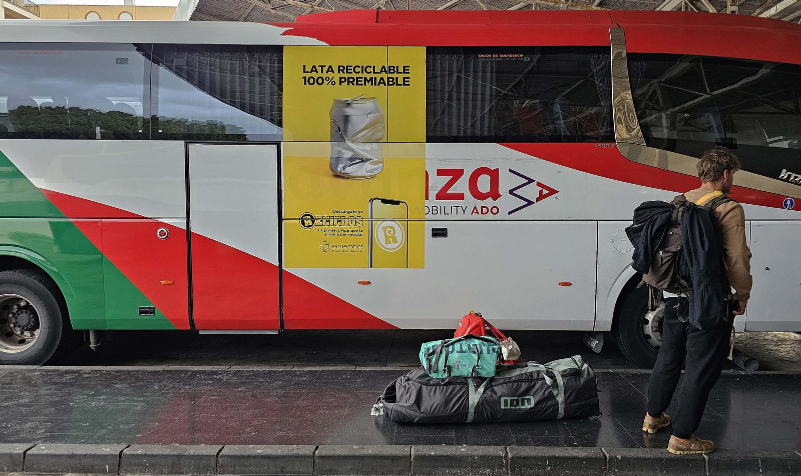 Fotos de la huelga de autobuses en Algeciras