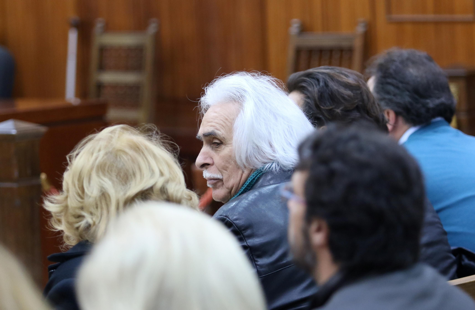 Rafael Gómez, durante su juicio por fraude. Rafael Gómez, durante su juicio por fraude.