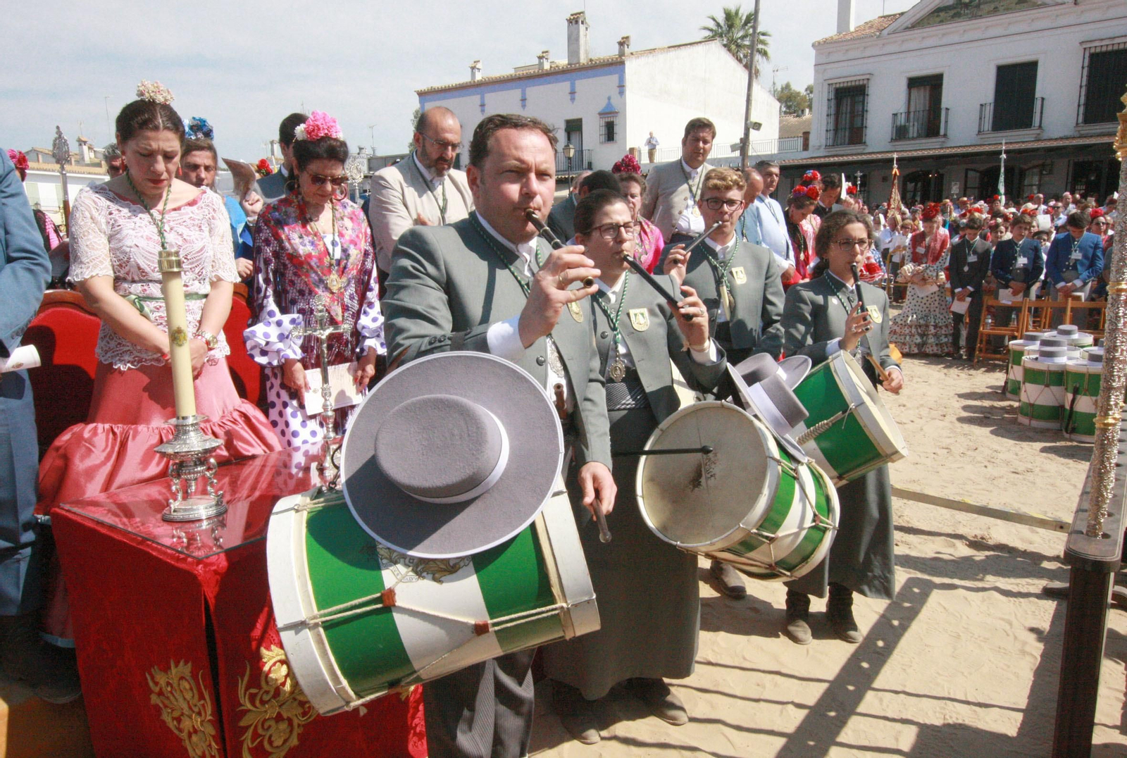 Las imágenes de la Misa de Pentecostés en El Rocío