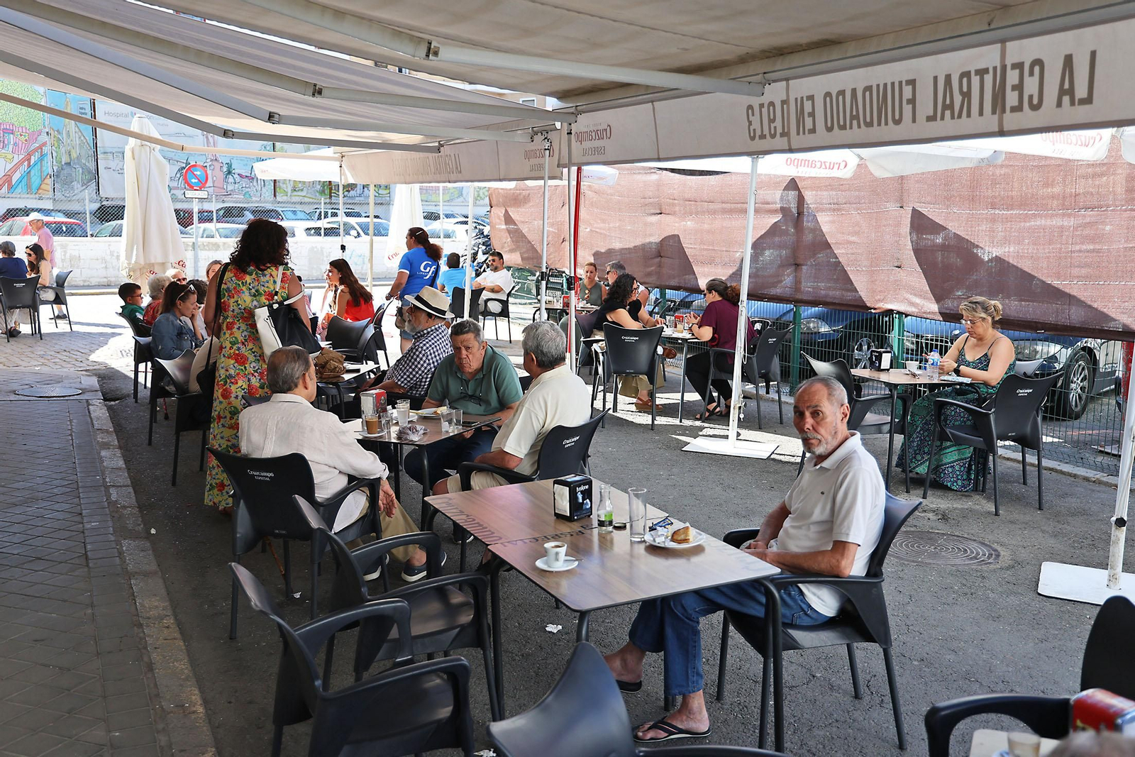 Imágenes de la zona donde irá ubicada la nueva Plaza Mayor de Huelva