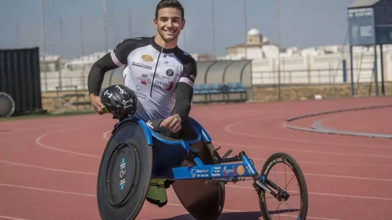 José Manuel Quintero , en un entrenamiento en Chiclana.