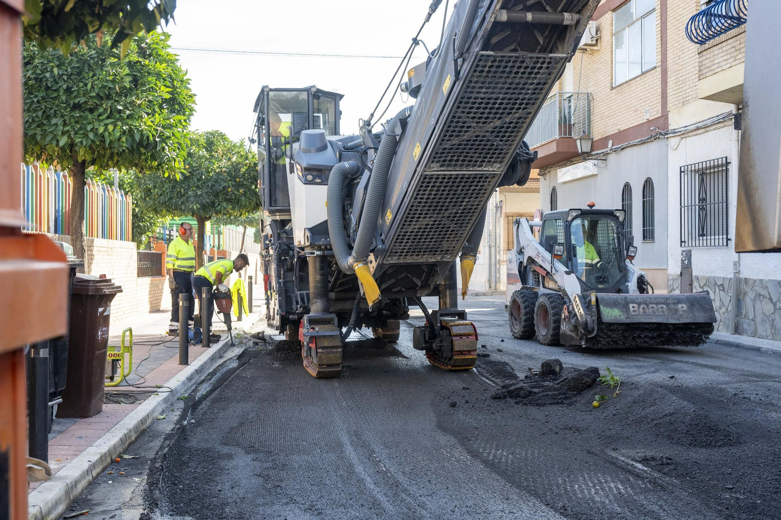 Imagen de los trabajos que se están desarrollando