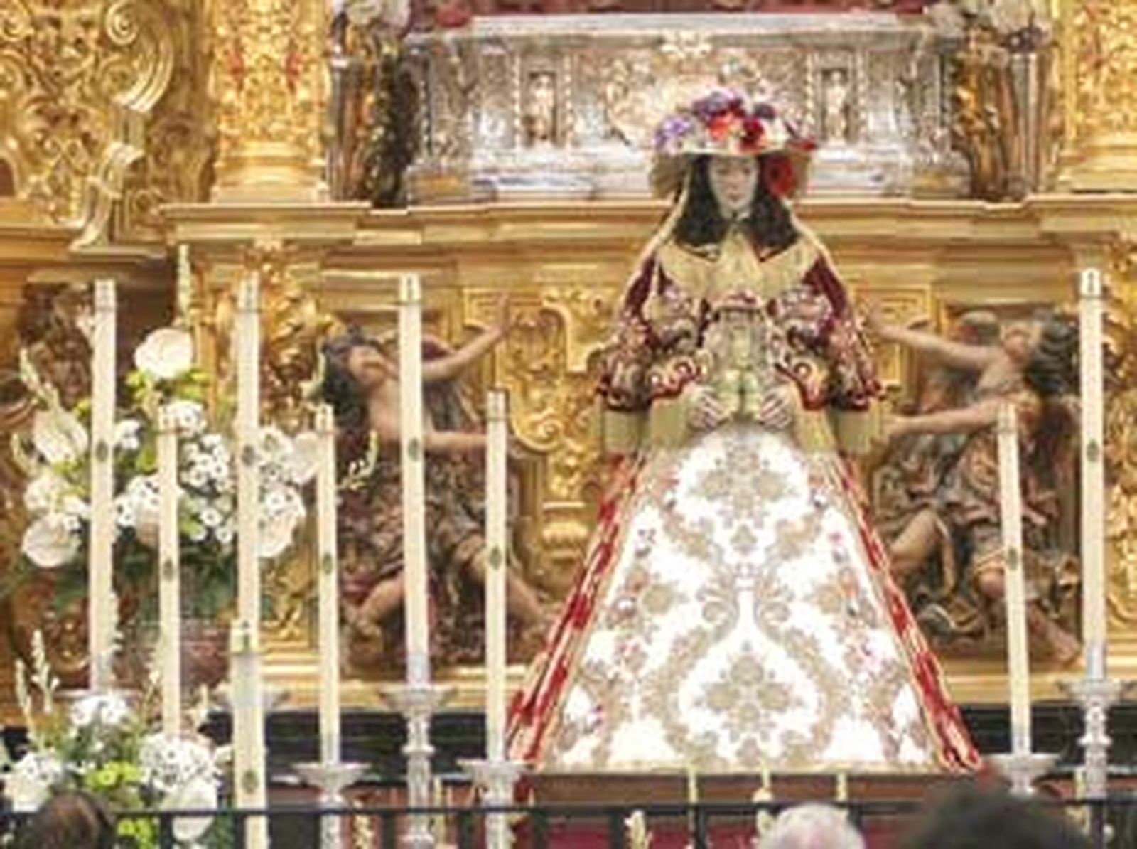 Devotos sevillanos en el Rocío Chico