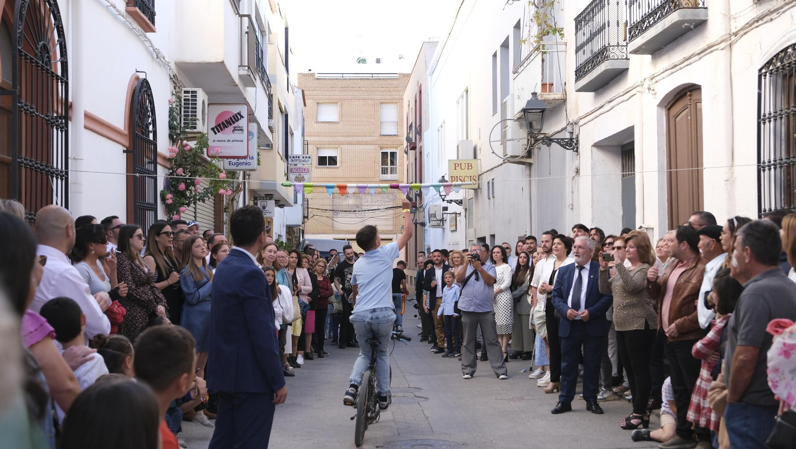 Imágenes de las carreras de cintas en las Fiestas de Canjáyar