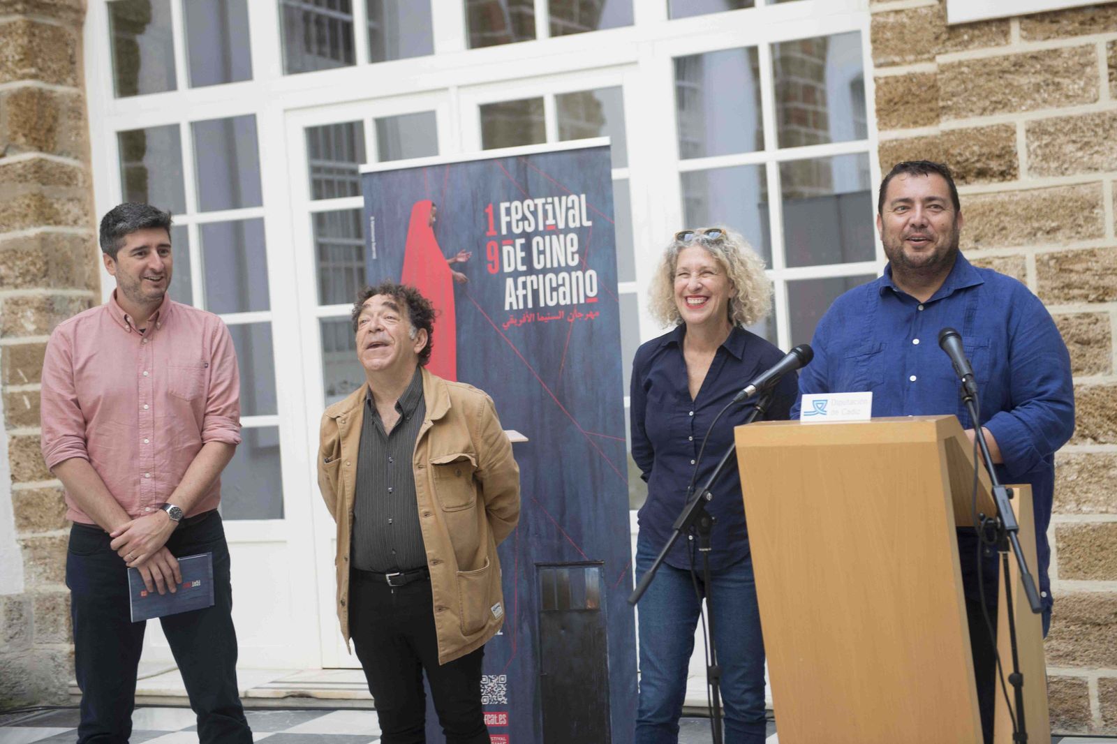 De izquierda a derecha, Federico Oliveri, Bruto Pomeroy, Mane Cisneros y Jaime Armario, hoy en la Diputación Provincial.