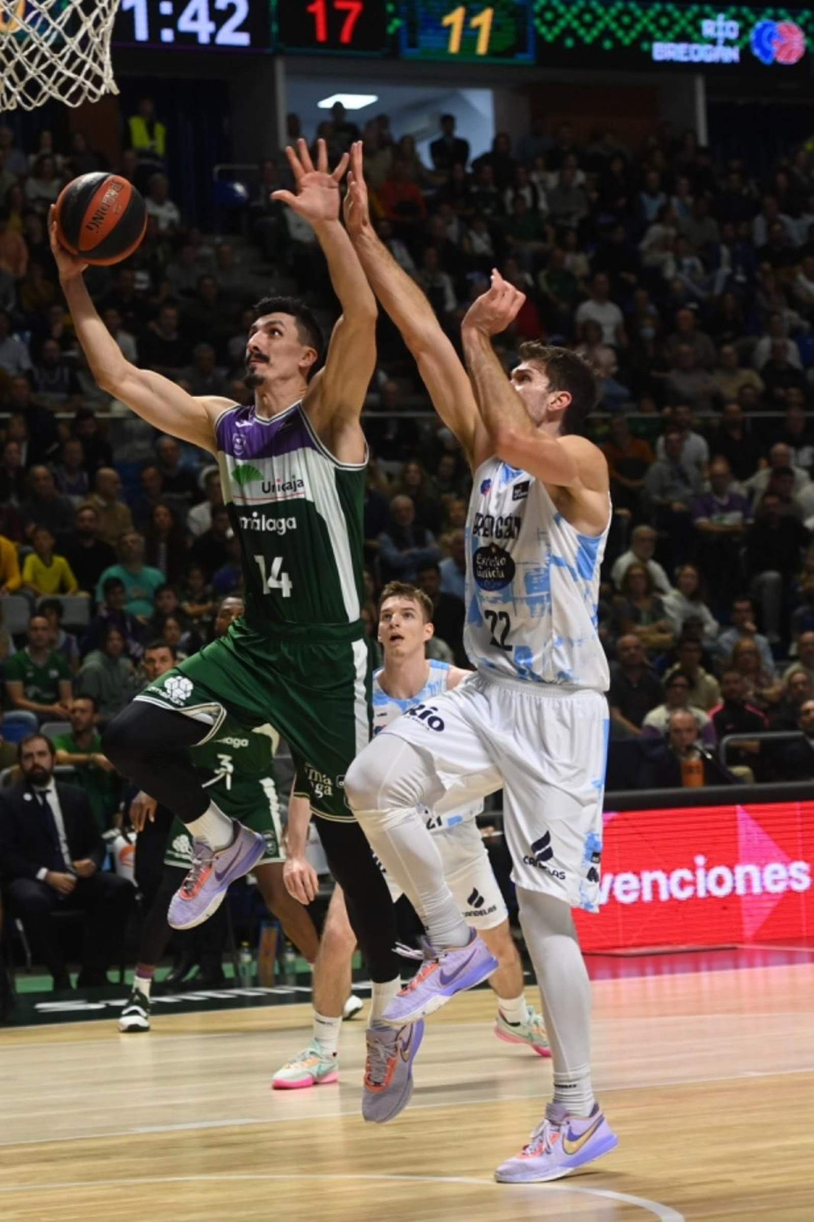 El Unicaja - Río Breogan, en fotos