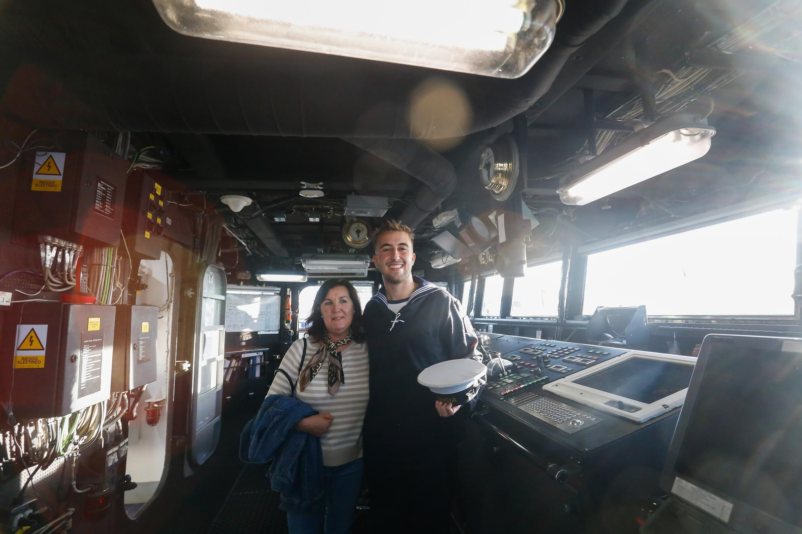 Fotos de la jornada de puertas abiertas del patrullero 'Vigía' en el Puerto de Algeciras