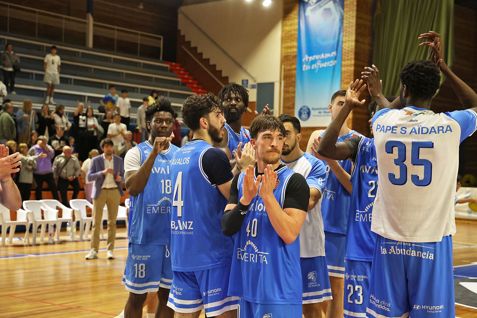 Las imágenes del partido de vuelta entre el Ciudad de Huelvay el Homs UE Mataró