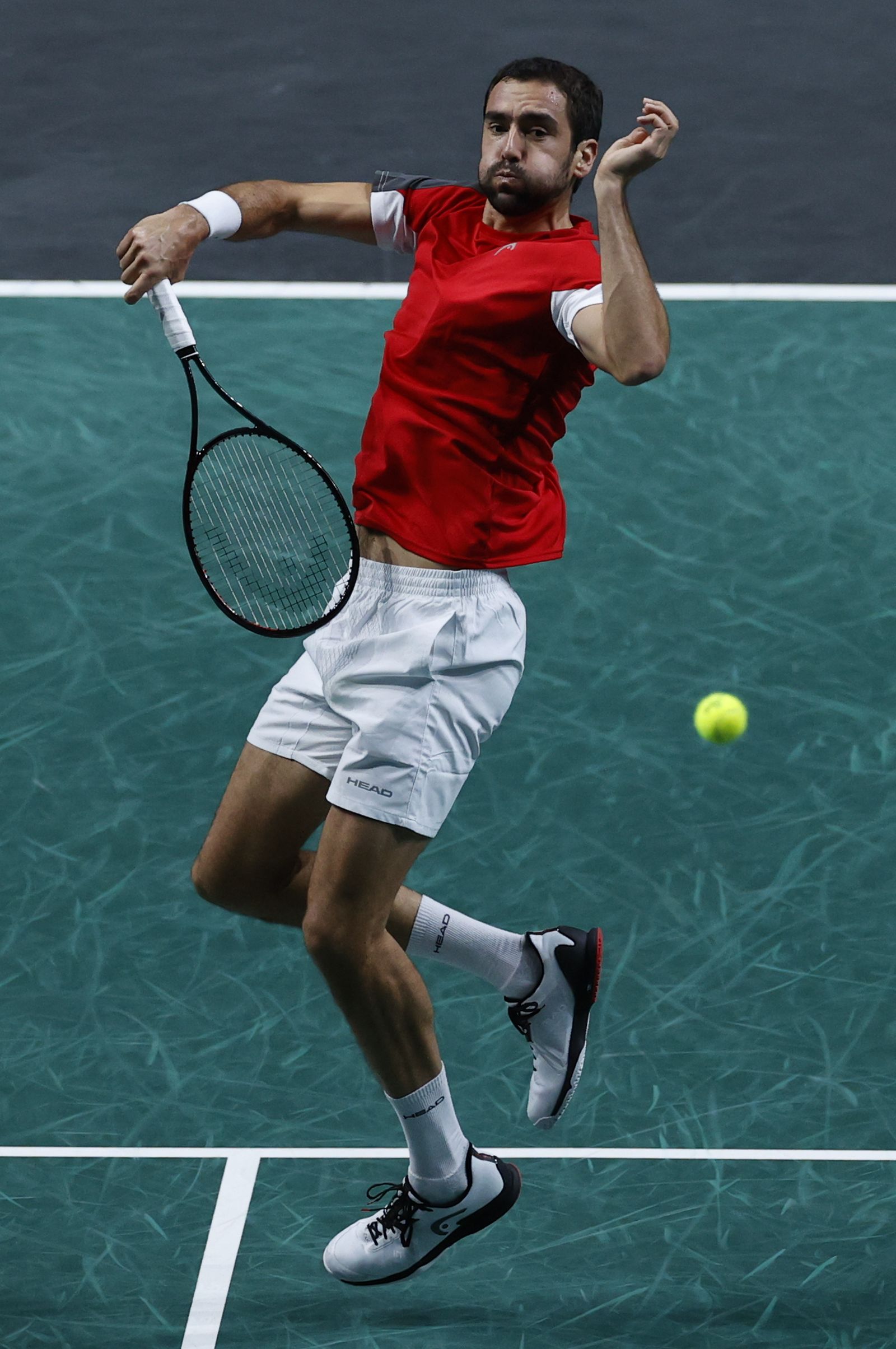 Alex de Miñaur - Marin Cilic de la Copa Davis de Málaga