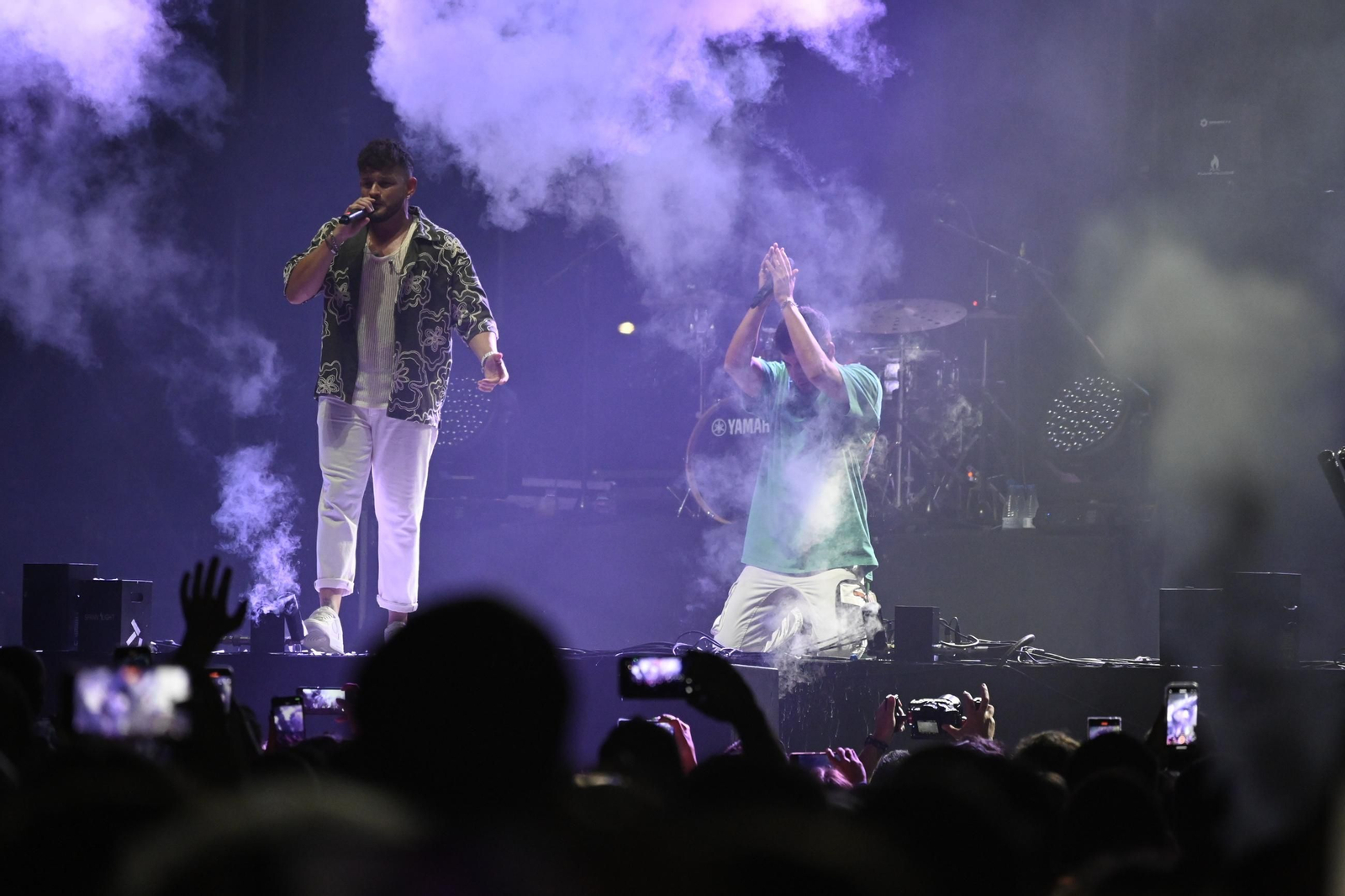 Imágenes del concierto de Sergio Contreras y Raule en las Colombinas