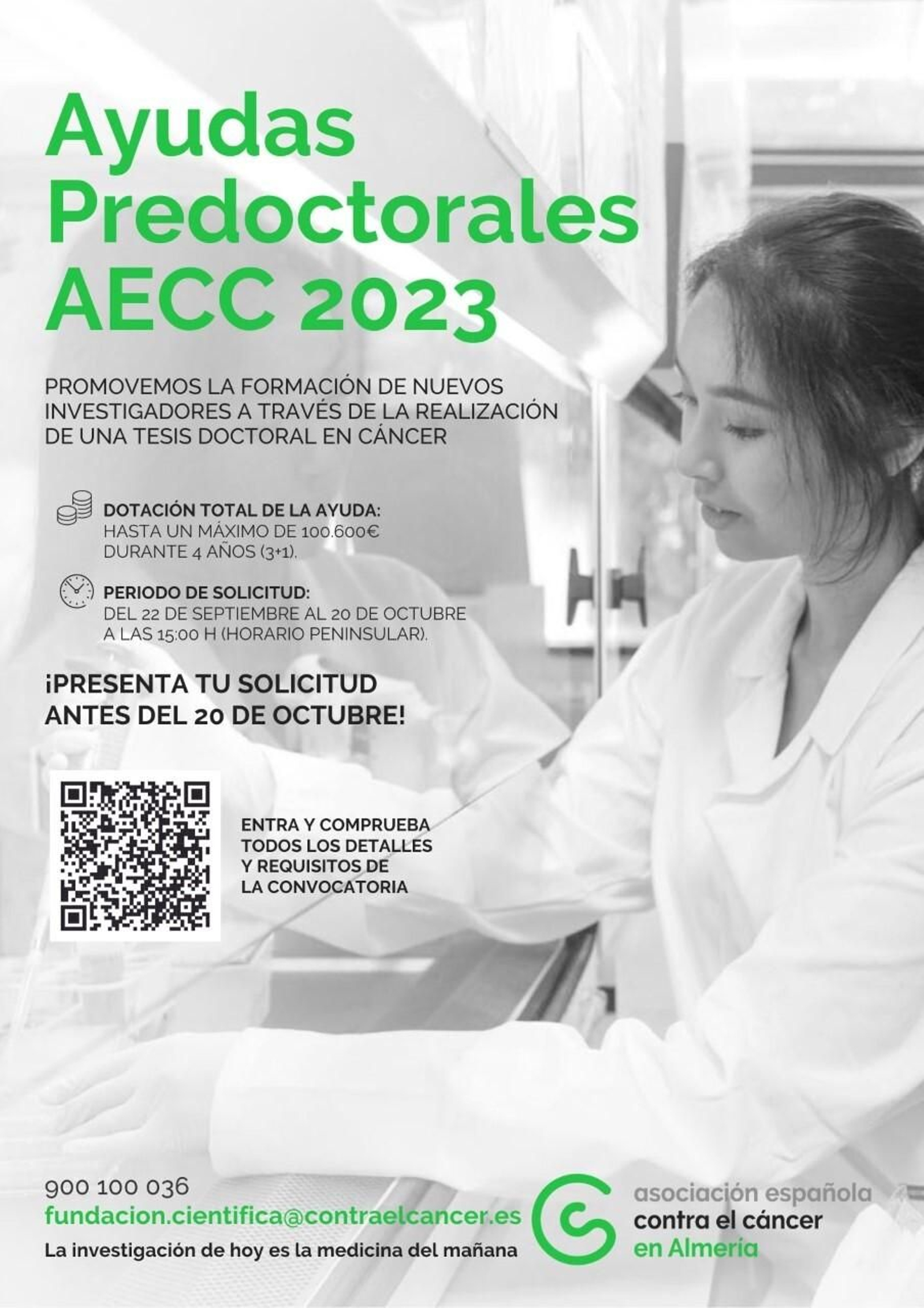 Cartel informativo de las ayudas predoctorales 2021 Cartel informativo de las ayudas predoctorales 2021