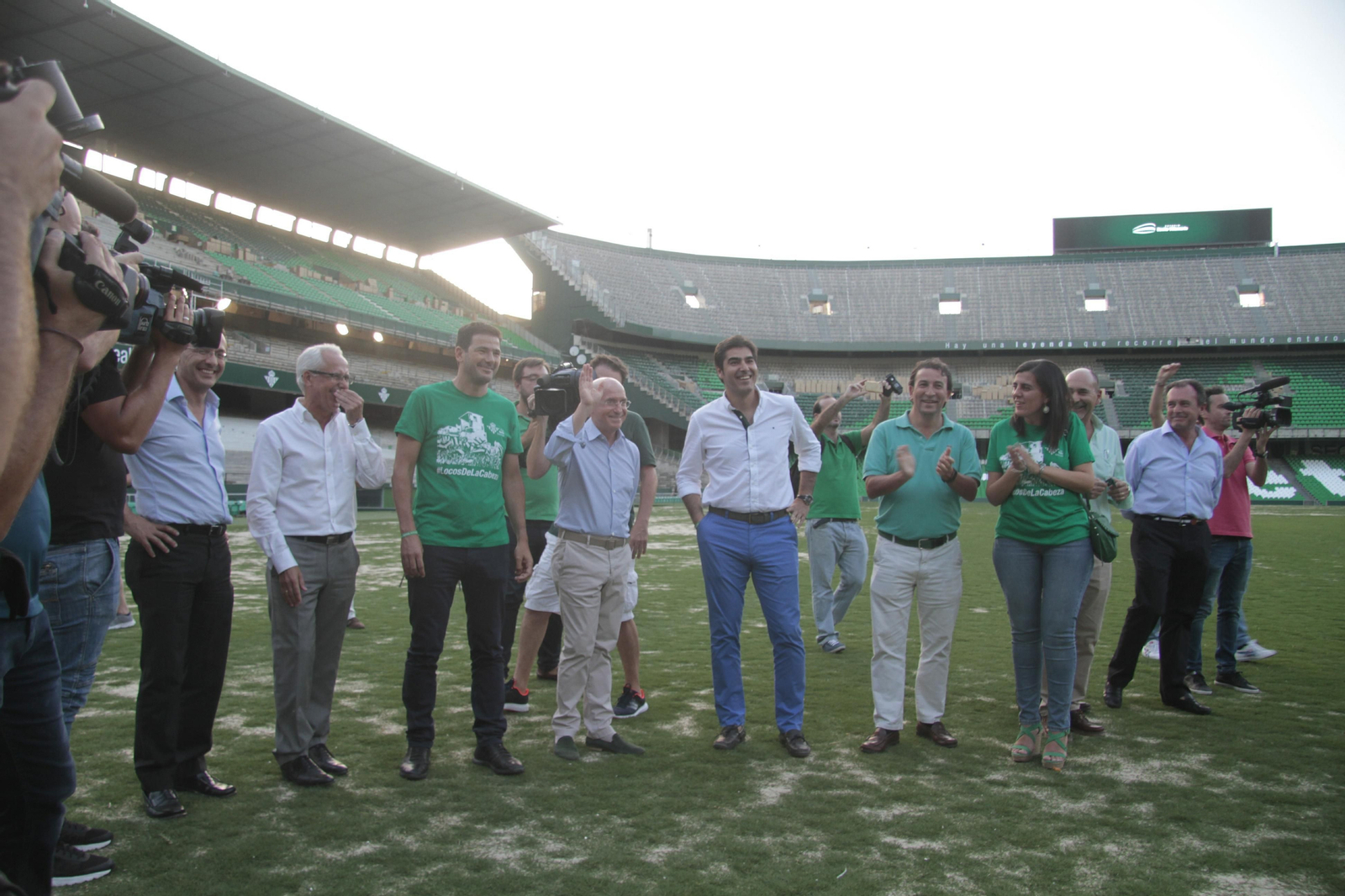 Inauguración del Gol Sur del Benito Villamarín