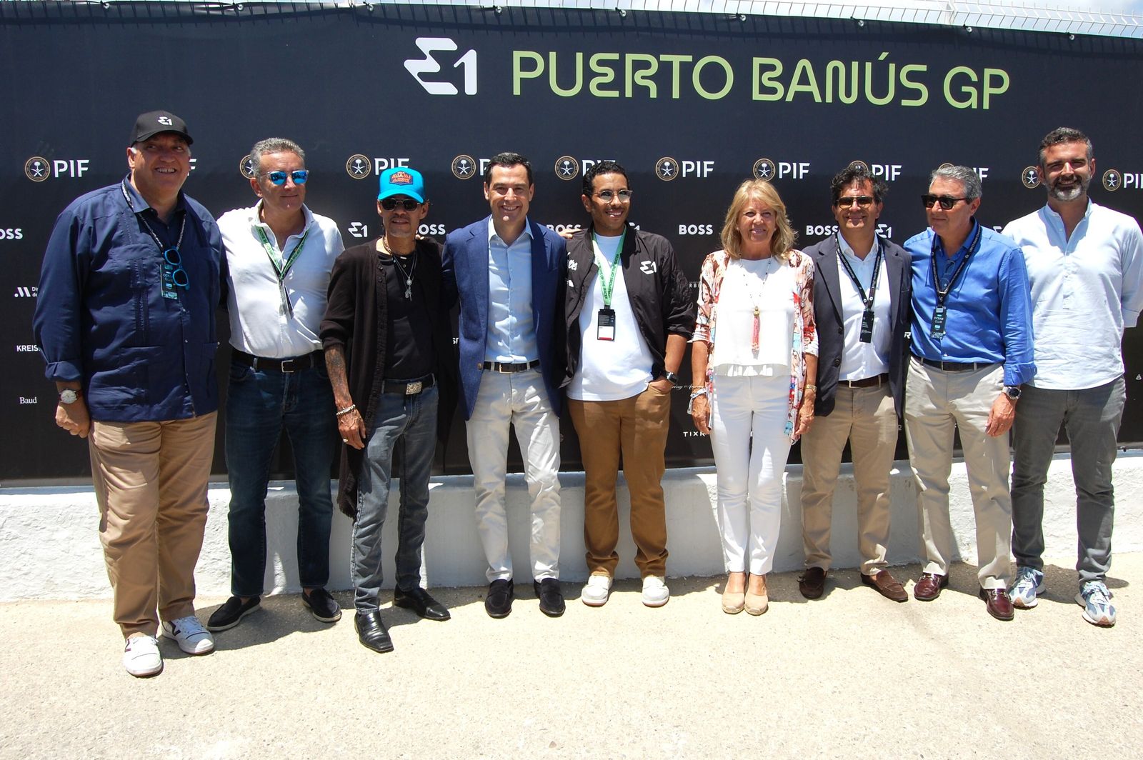 La pruena ha contado con la presencia de numerosas personalidades y autoridades.