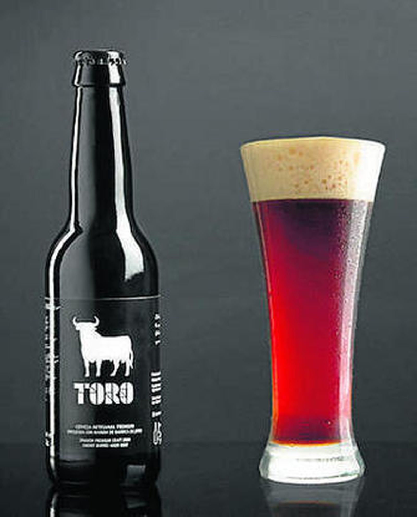 Cerveza 'Toro de Osborne'.