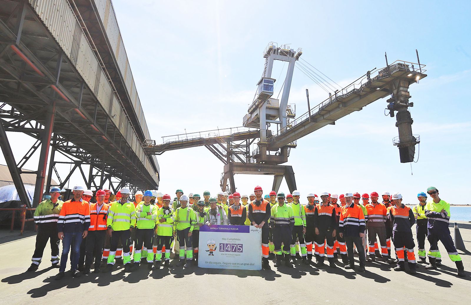 Impala Terminals celebra el récord de 4 años de trabajo seguro