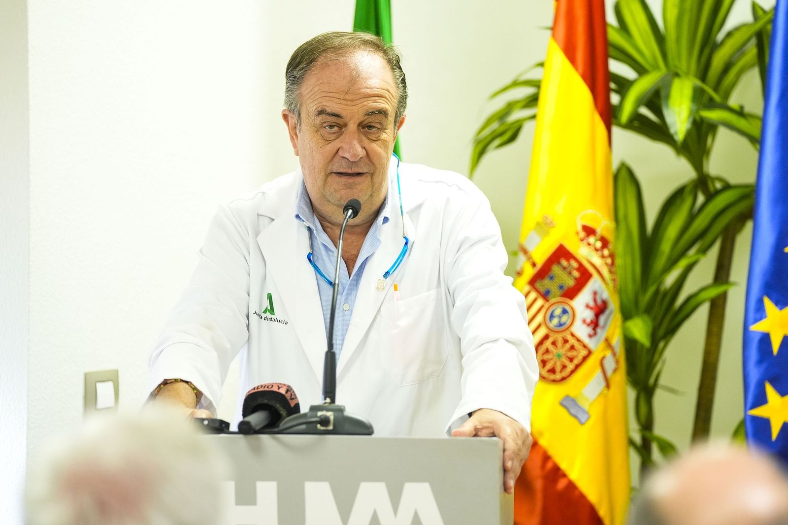 El director gerente del Hospital, Miguel  Ángel  Colmenero.