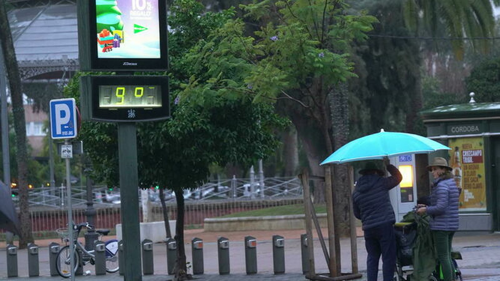 Llueve en Córdoba desde primera hora de la mañana.
