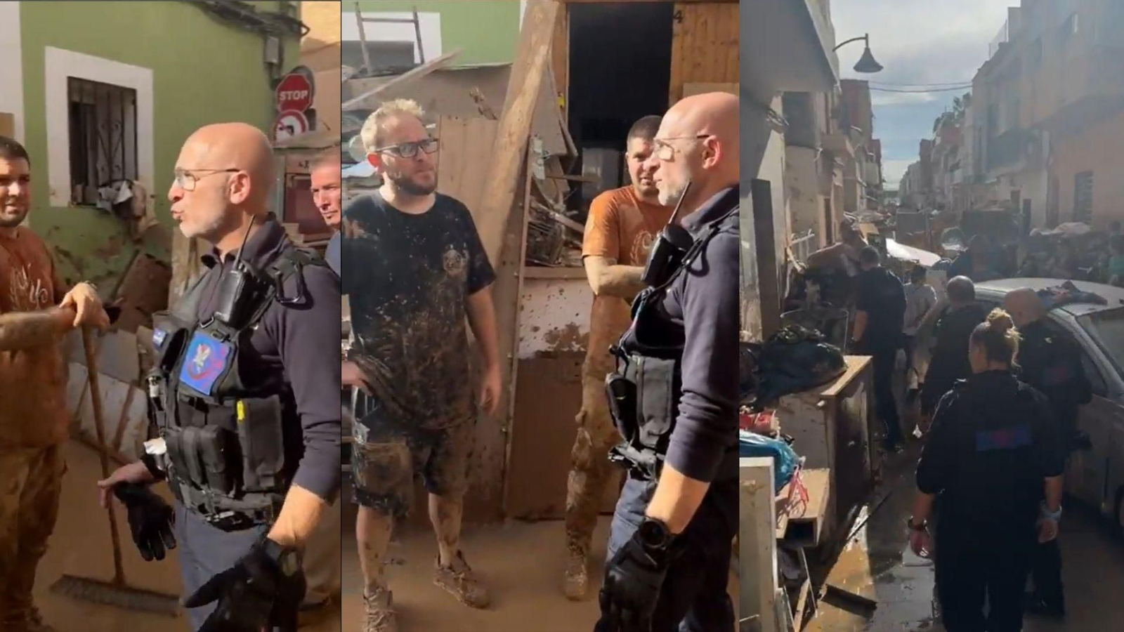 La sorpresa de un bombero francés en Alfafar, Valencia