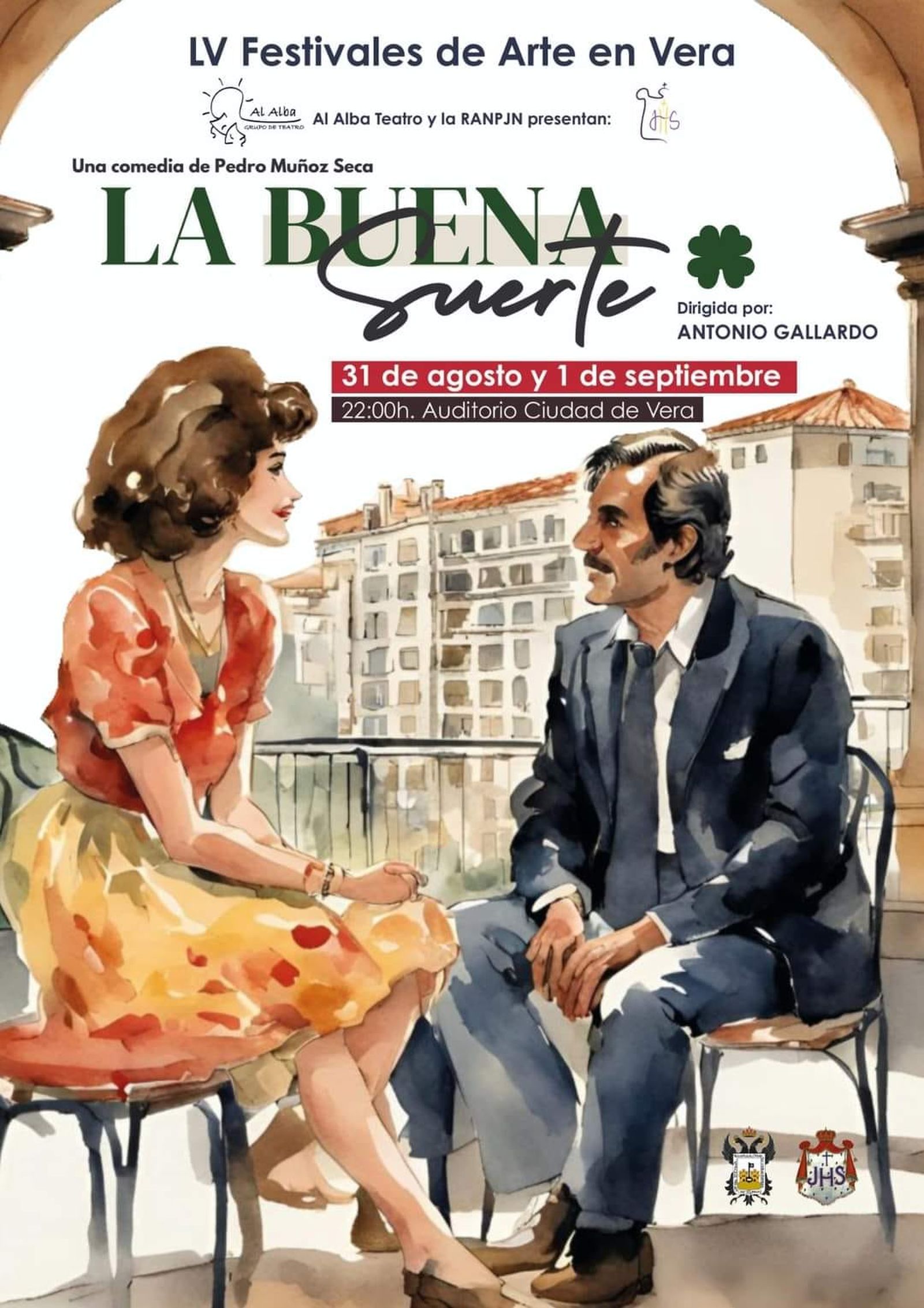 Cartel de "La Buena Suerte" de Pedro Muñoz