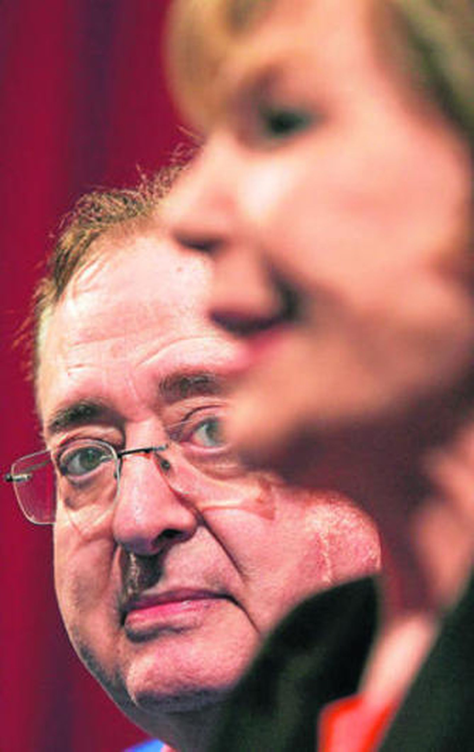 Antonio Ozores con Laura Valenzuela en el Festival de Málaga.