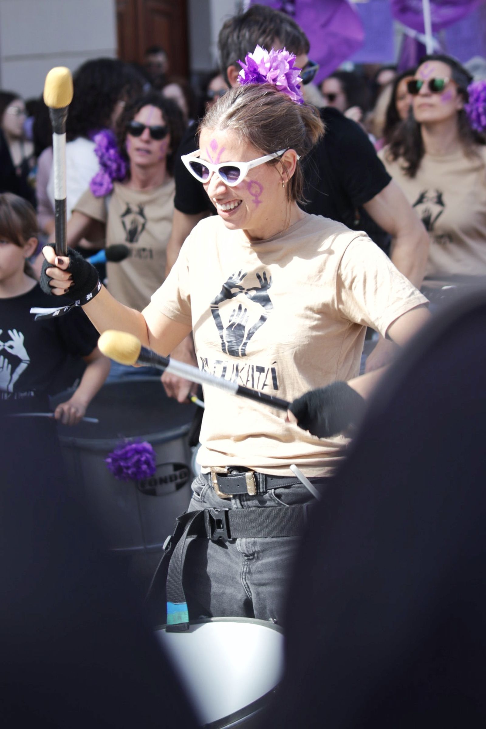 La manifestación del 8M en Málaga, en fotos