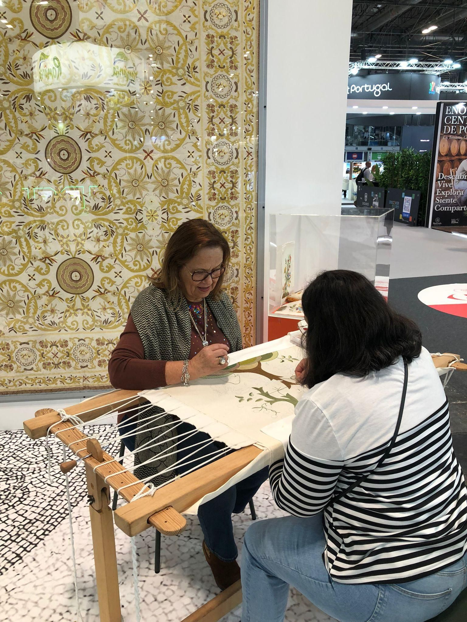 Bordadoras portuguesas.