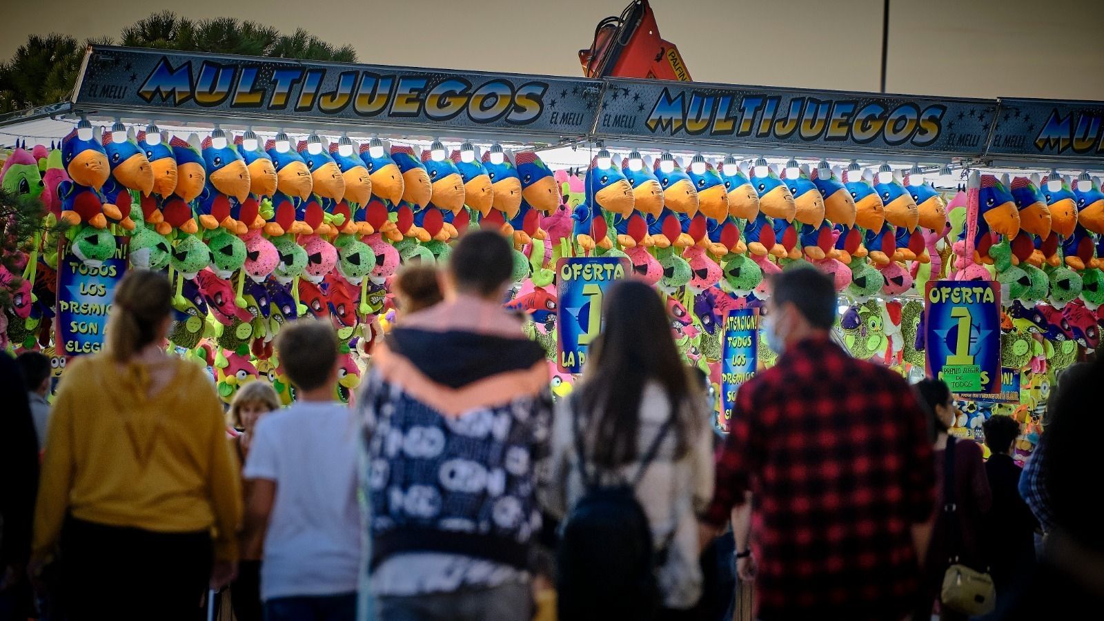 Un tómbola de feria.