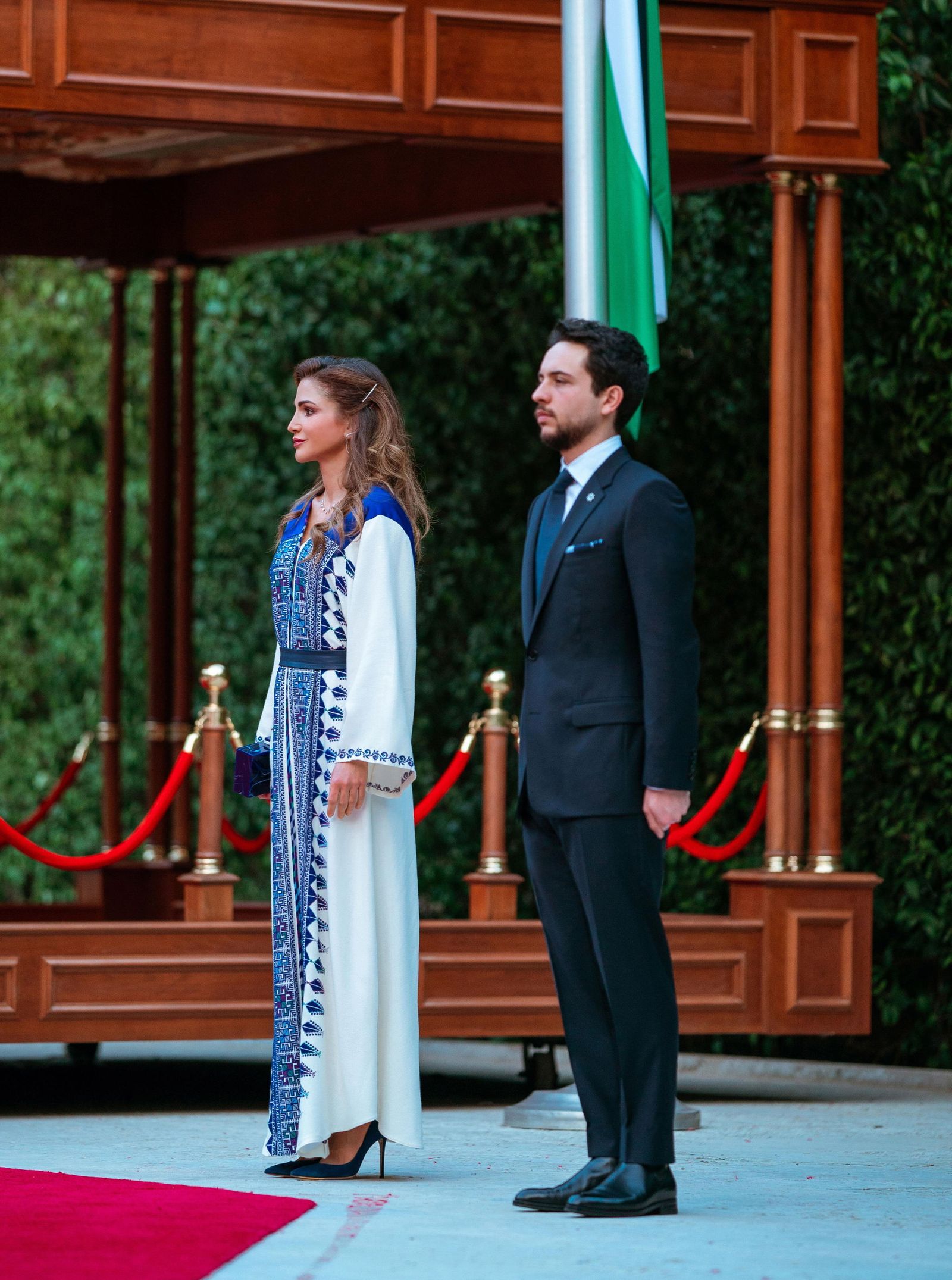 Rania, en el acto oficial de este martes.