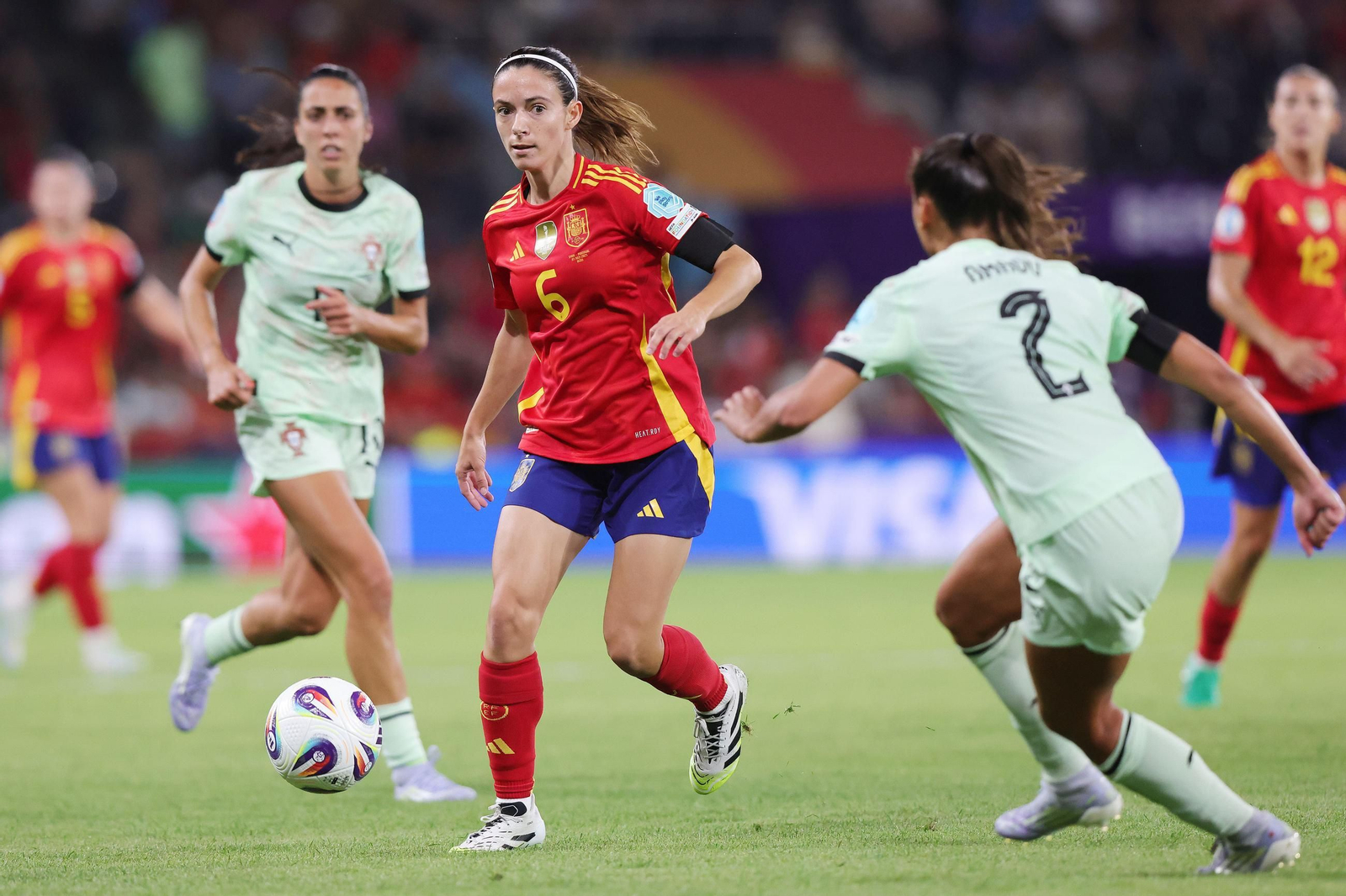 Las fotos del España-Portugal en la Eurocopa femenina