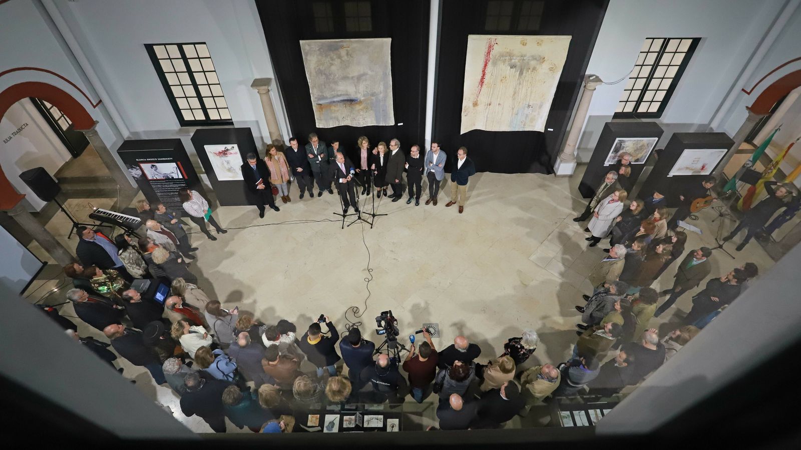 Inauguración de la exposición de Blanca Orozco en el museo municipal  de Algeciras