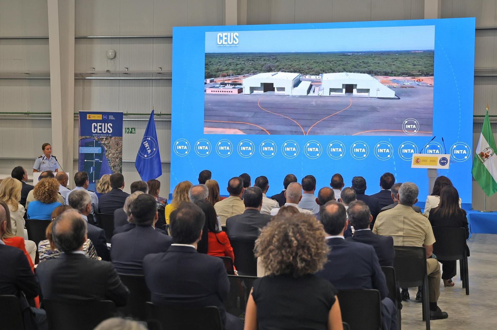 Imágenes de la inauguración del CEUS por Pedro Sánchez en Moguer