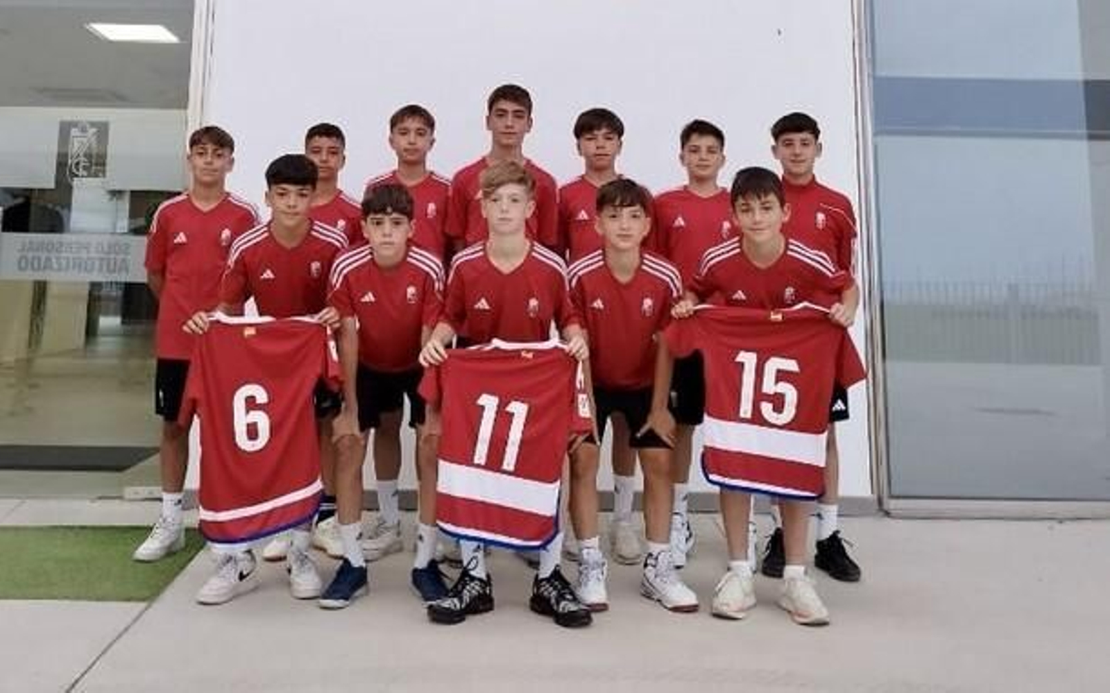 El equipo alevín del Granada