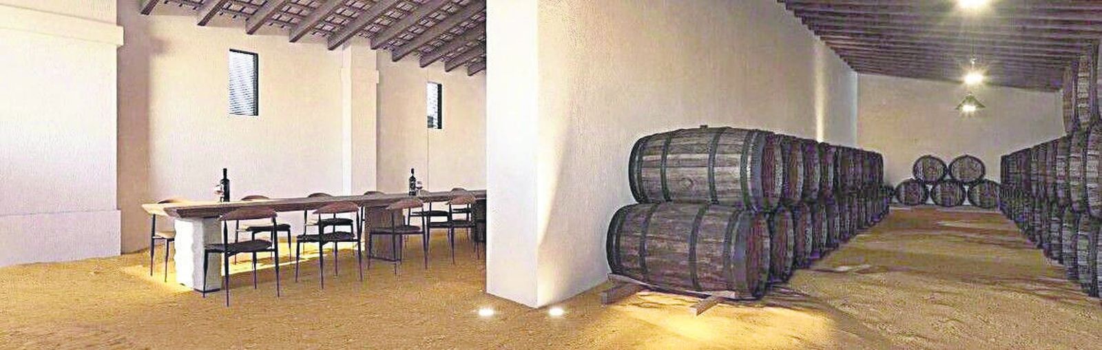 Interior de Bodegas Serdio.