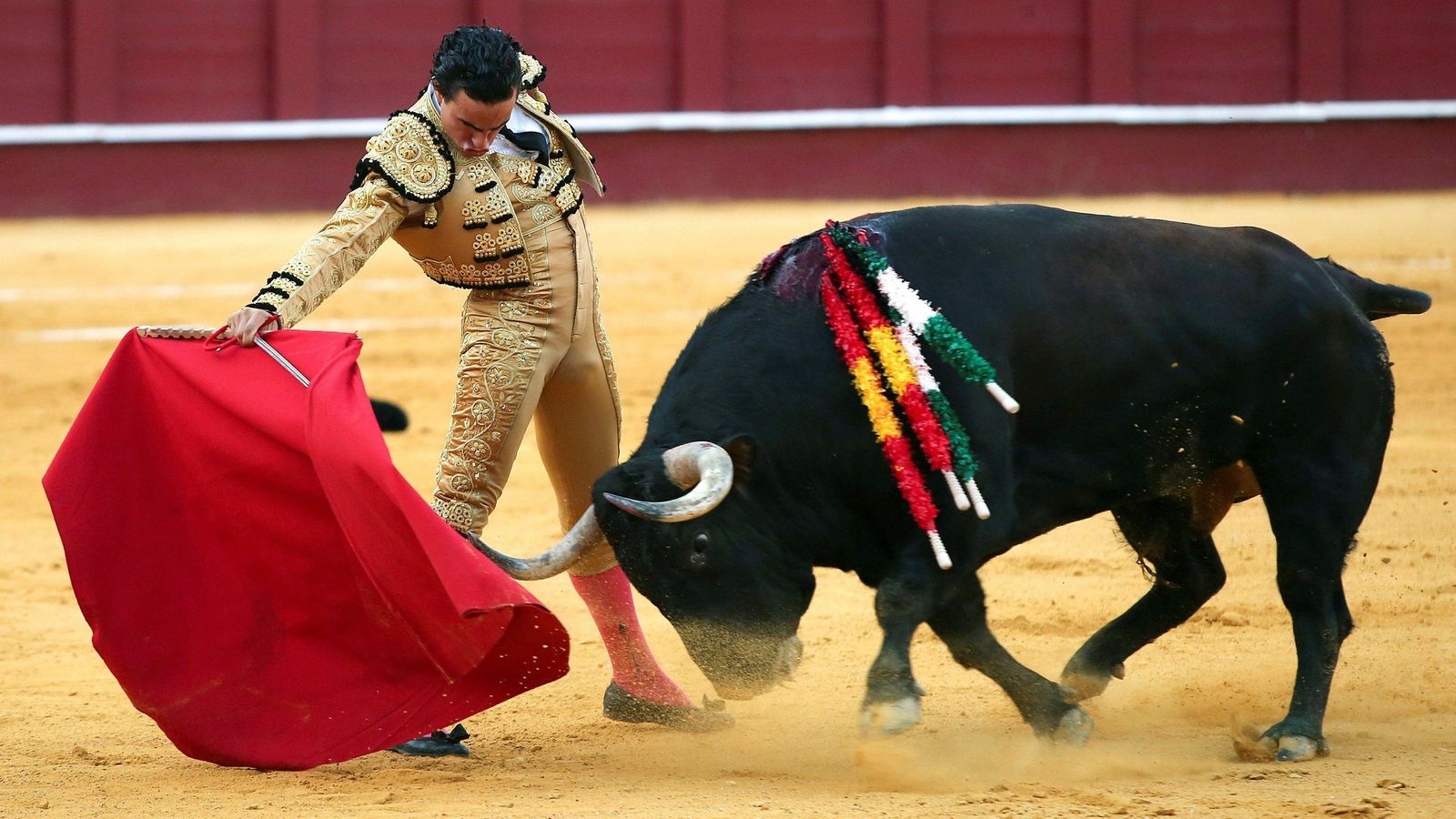 Joaquín Galdós regresó al ruedo donde tantas tardes entrenó.