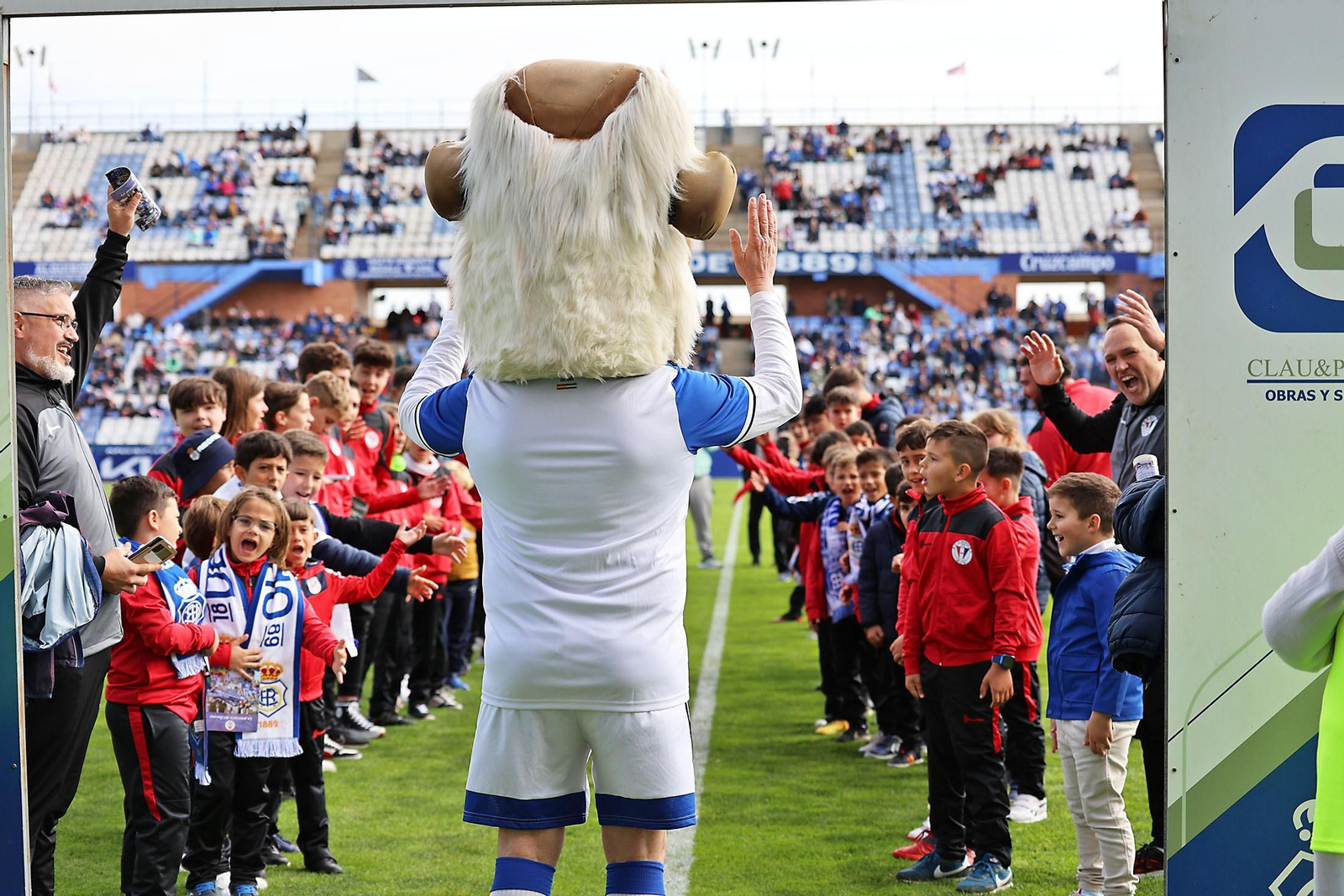 Ambiente en las gradas del Recreativo de Huelva vs AD Ceuta FC
