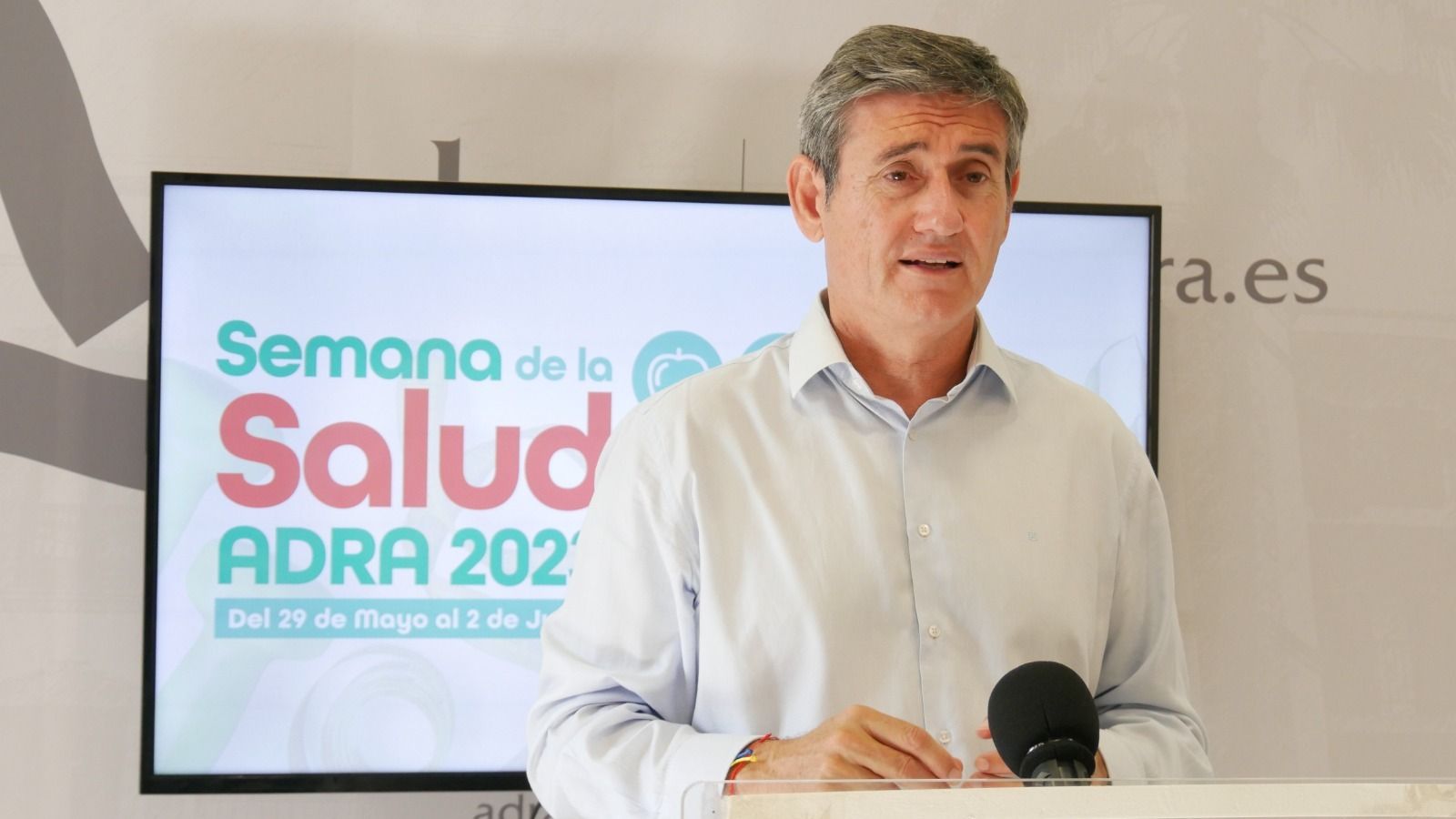 Manuel Cortés, alcalde de Adra, ha desgranado la programación de la Semana de la Salud.