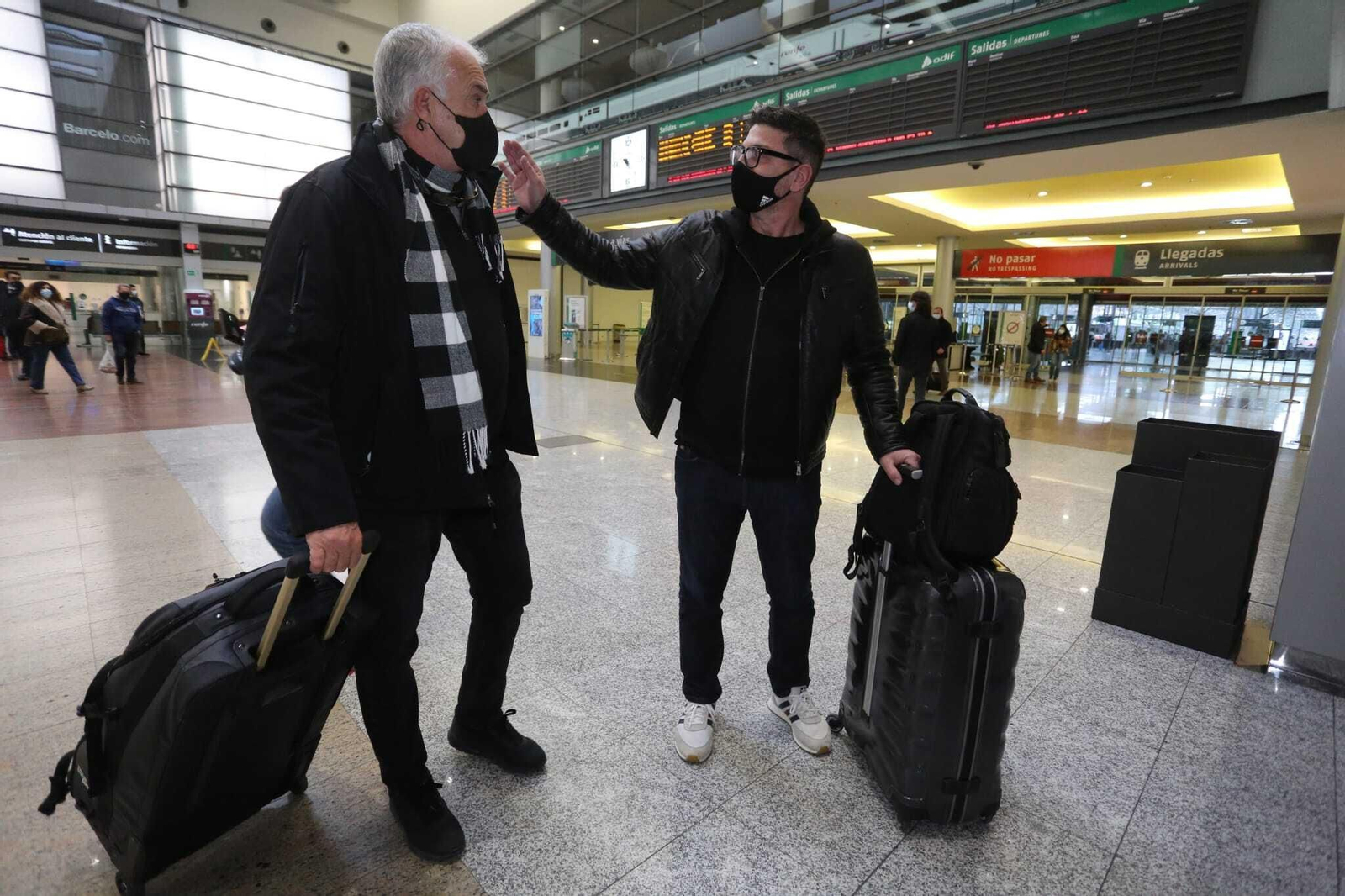 Las fotos de la llegada de Fotis Katsikaris a Málaga