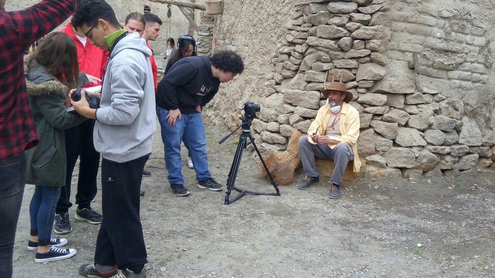 Un momento del rodaje de 'Terra'.