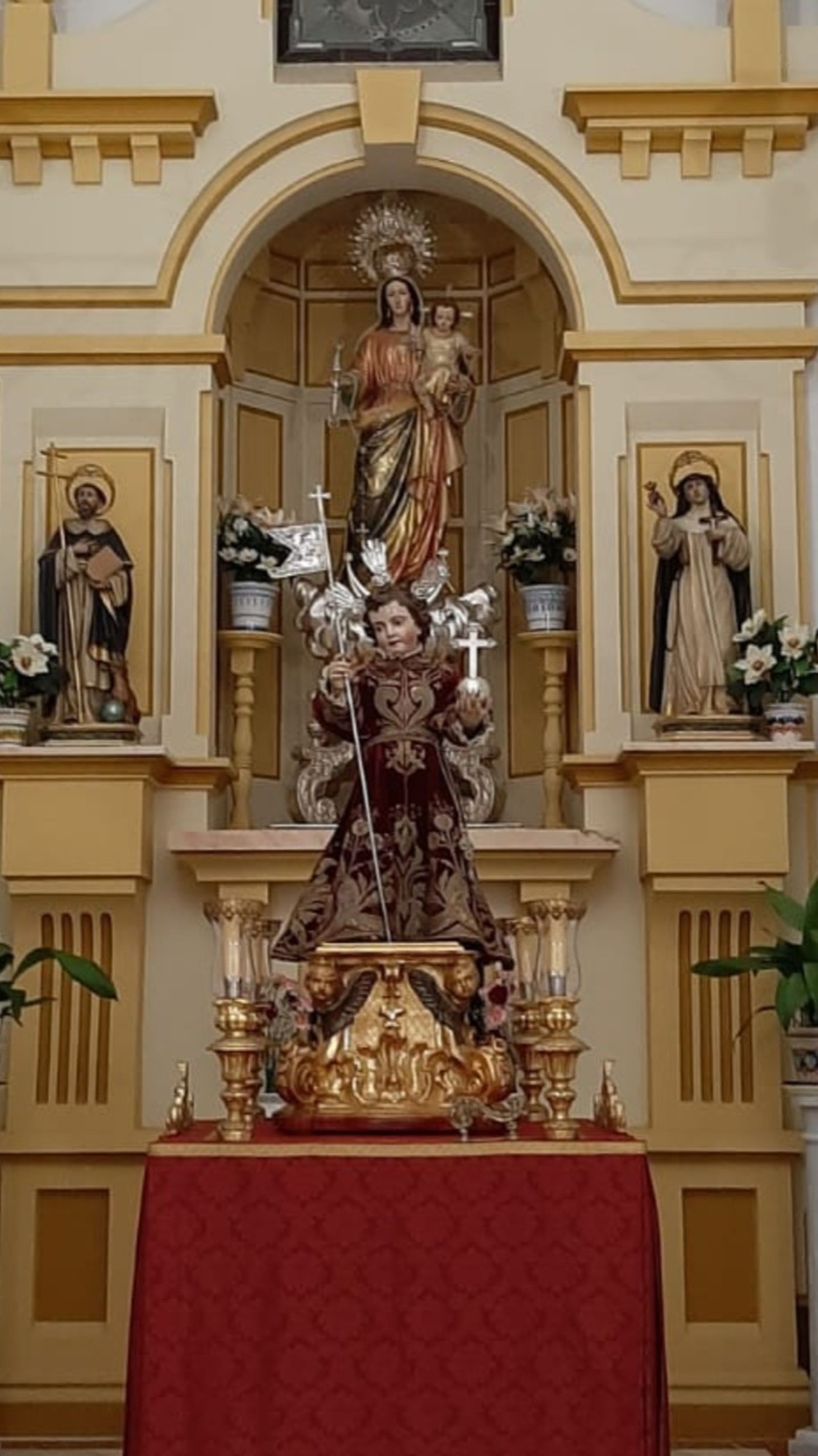 El Niño Jesús en la capilla del colegio de 'El Beaterio'