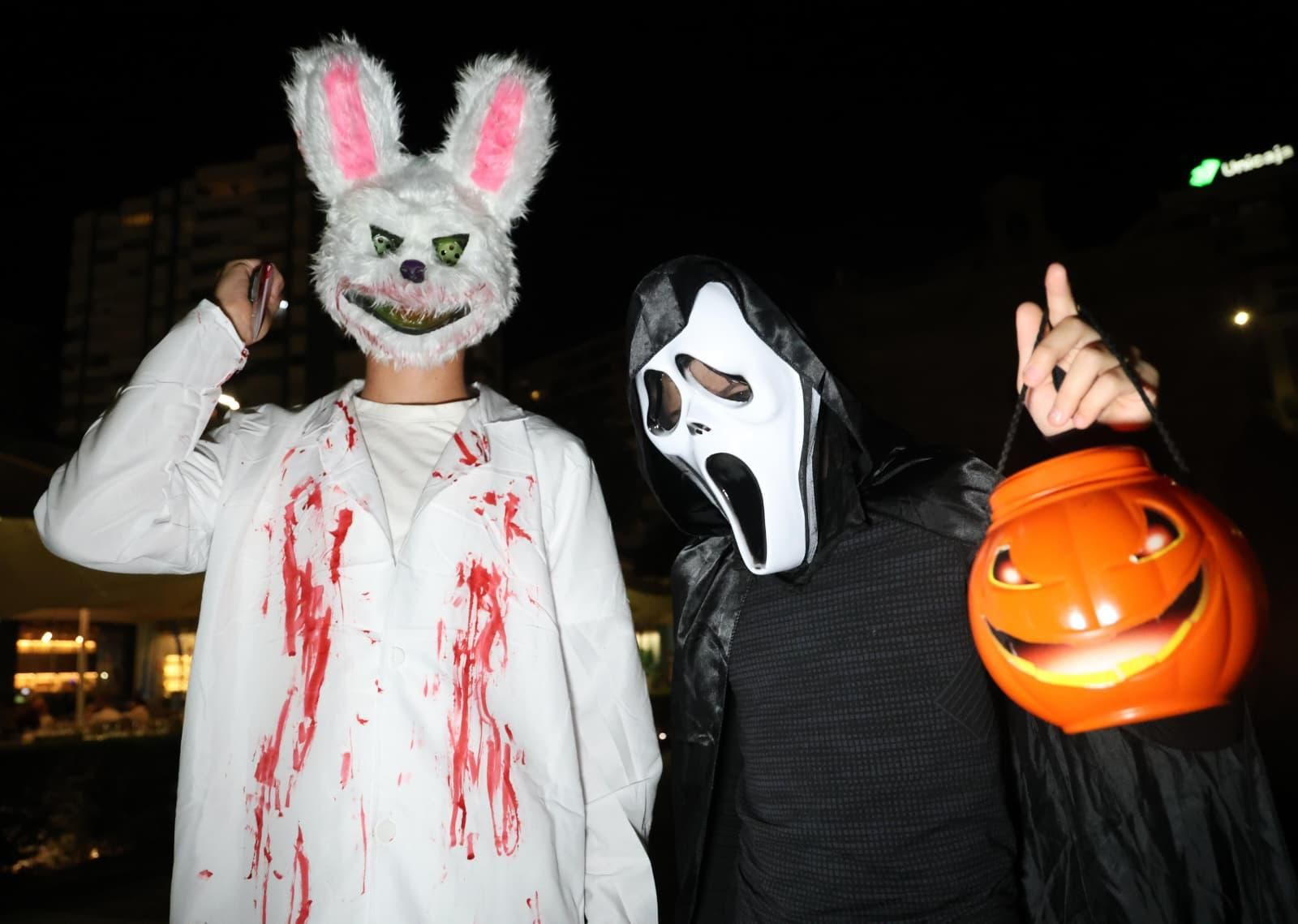 La noche de Halloween en Málaga, en imágenes